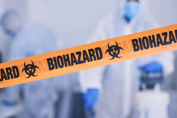 Professional Biohazard Cleanup technician working in Francitas, TX